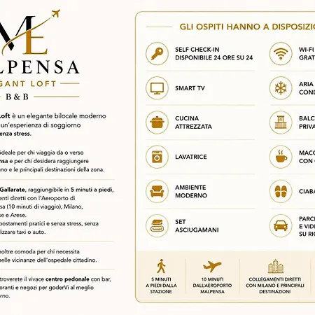 Malpensa Elegant Loft Διαμέρισμα